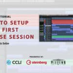 How to Setup Your First Cubase Session